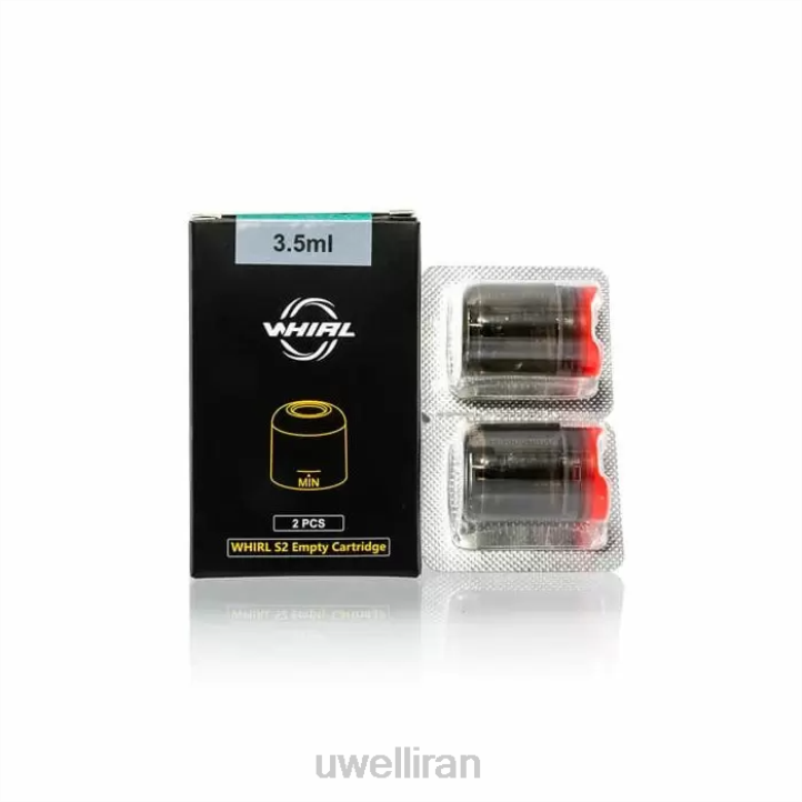 UWELL WHIRL S2 کارتریج (3.5 میلی لیتر) (2 بسته) 3.5 میلی لیتر 6DRV248 | ویپ UWELL