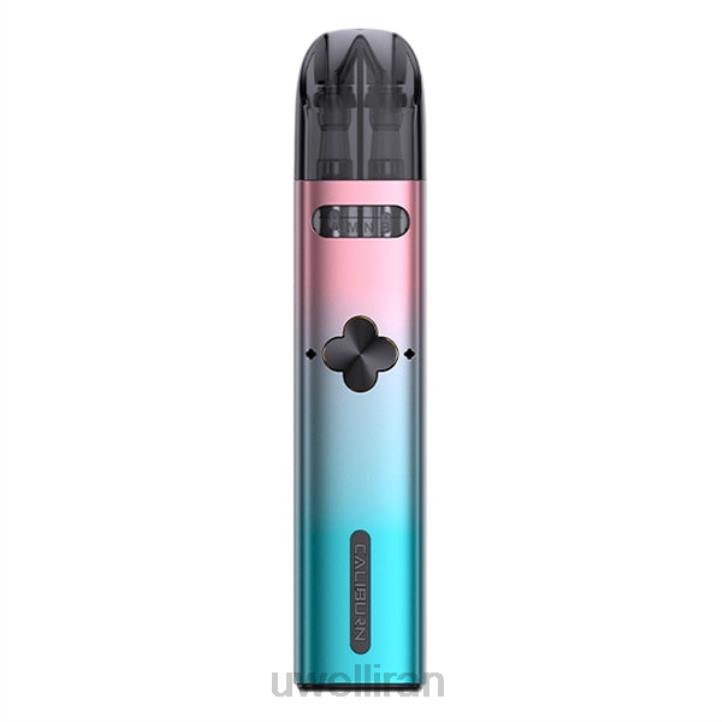 UWELL CALIBURN EXPLORER کیت (سیستم غلاف) صورتی/فیروزه ای 6DRV167 | ویپ UWELL قیمت